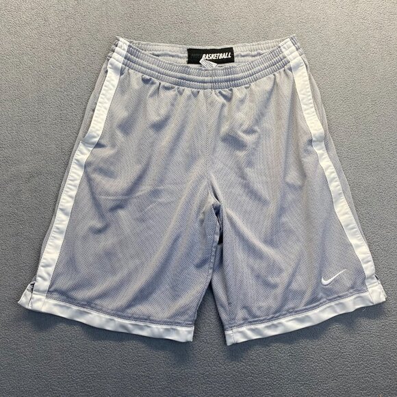 Nike Money White Gray 2010 Lined Mesh Men's Small Shorts 362664 070,Basketball - Picture 12 of 12